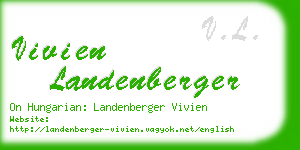 vivien landenberger business card